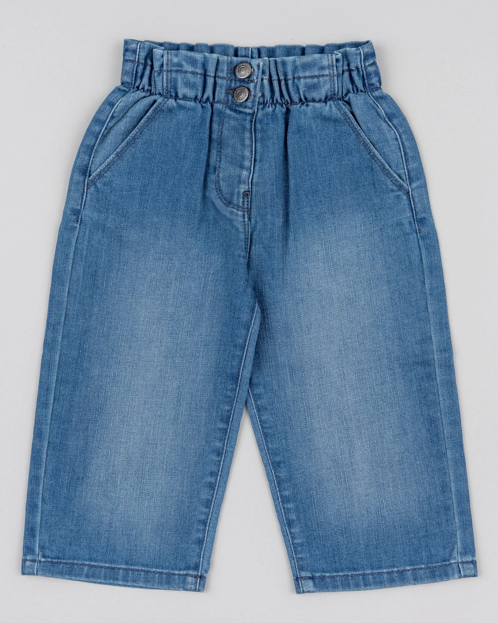 Losan Soft Denim Paperbag Waisted Jeans