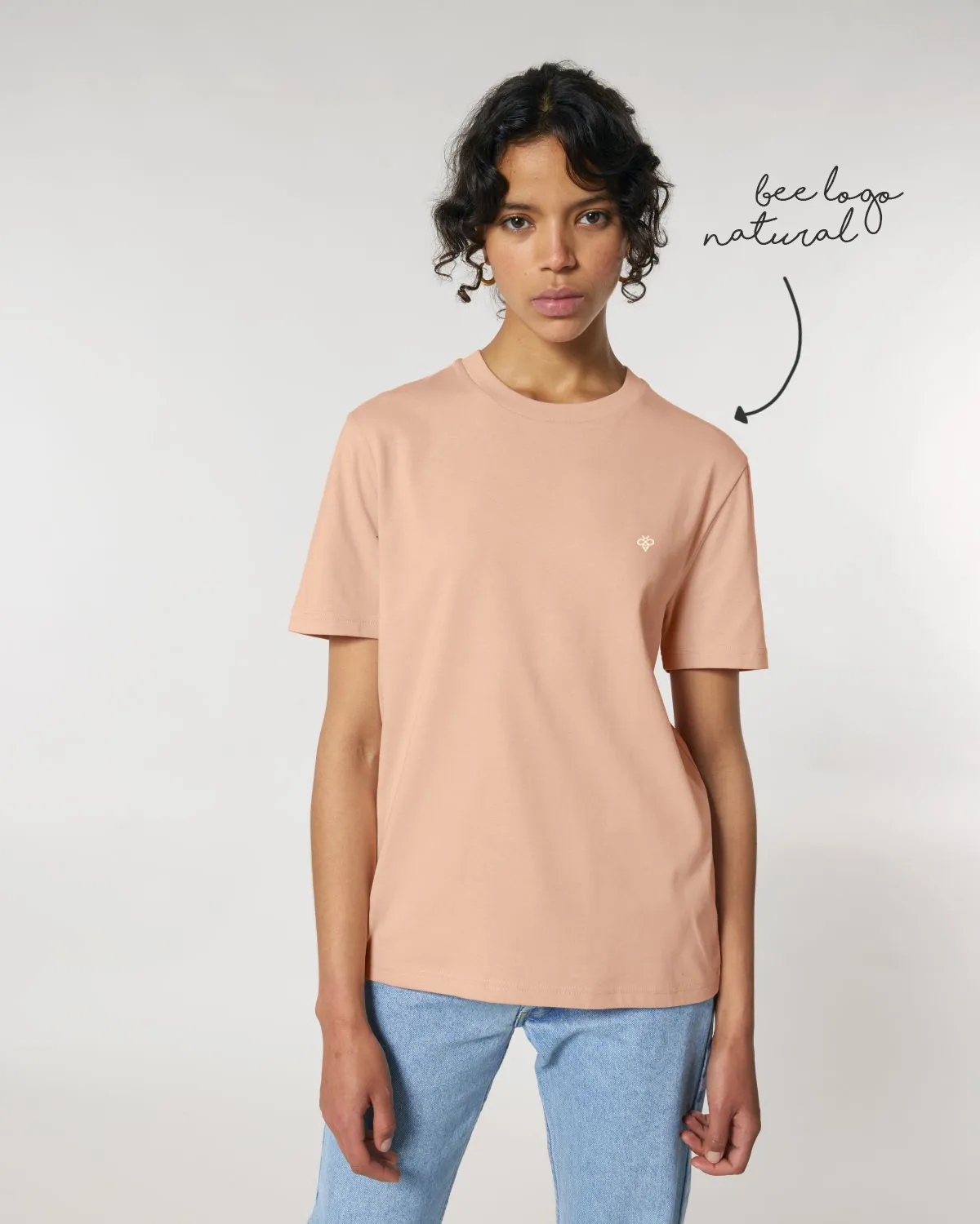 LoveBee Adult T-shirt | Peach