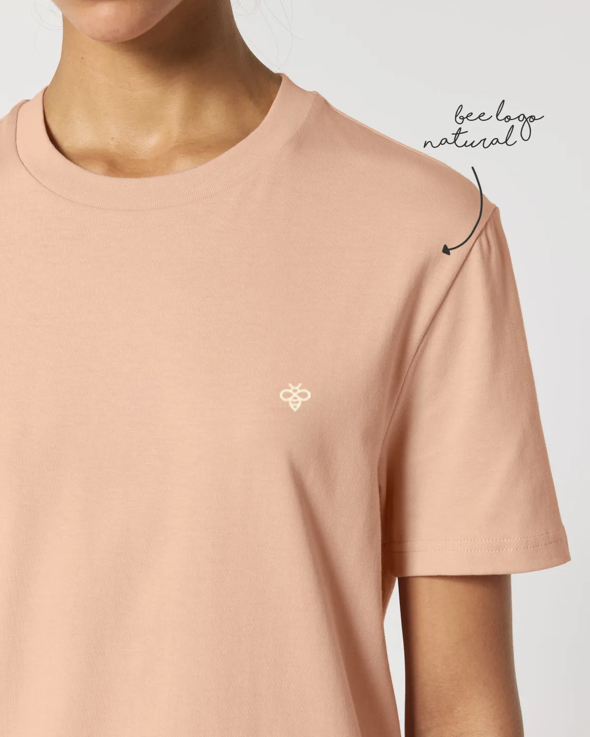 LoveBee Adult T-shirt | Peach