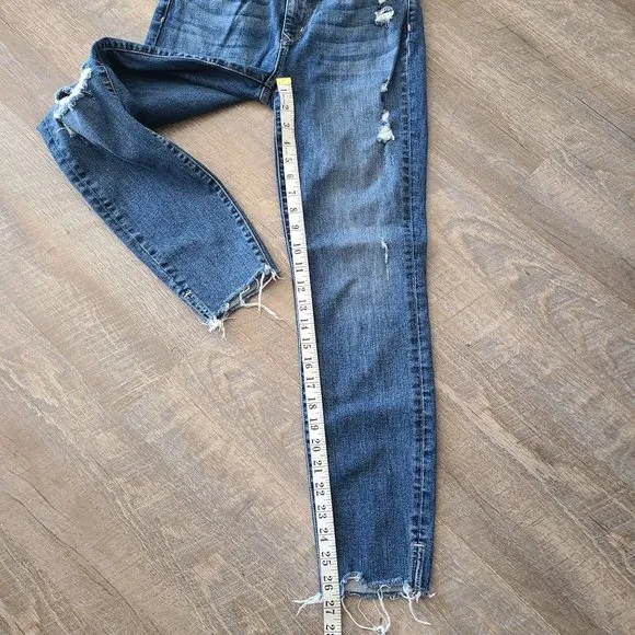 Lovers   Friends Denim US Women's Size 28 Mason High Rise Skinny Jeans USA Made