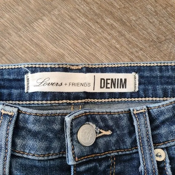 Lovers   Friends Denim US Women's Size 28 Mason High Rise Skinny Jeans USA Made