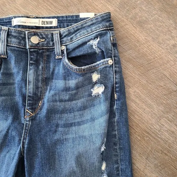 Lovers   Friends Denim US Women's Size 28 Mason High Rise Skinny Jeans USA Made