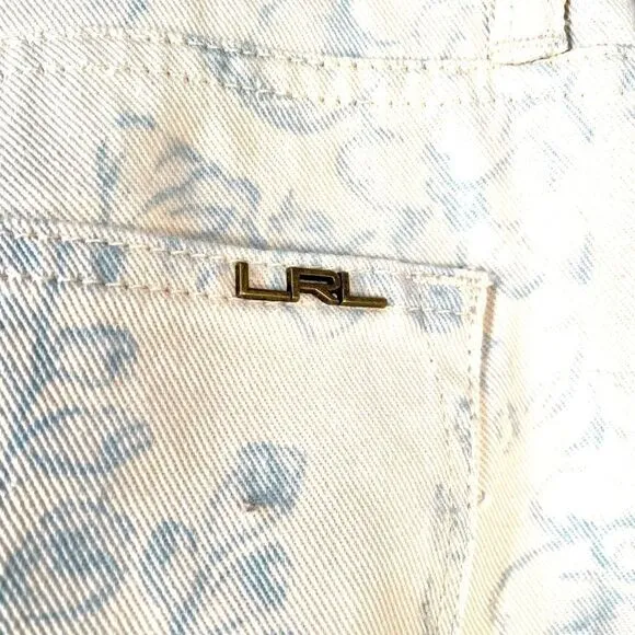 LRL LAUREN JEANS CO. MODERN STRAIGHT ANKLE SIZE 10