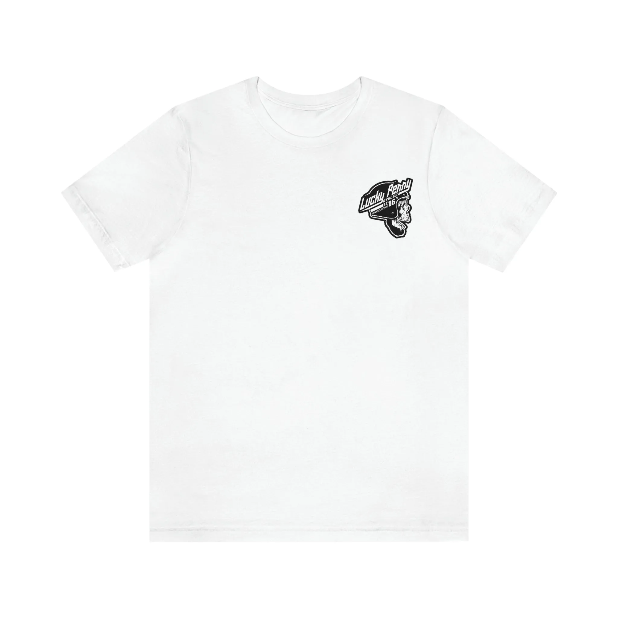 Lucky Penny Cycles DFW Cowboy Skull T-Shirt