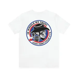 Lucky Penny Cycles DFW Cowboy Skull T-Shirt