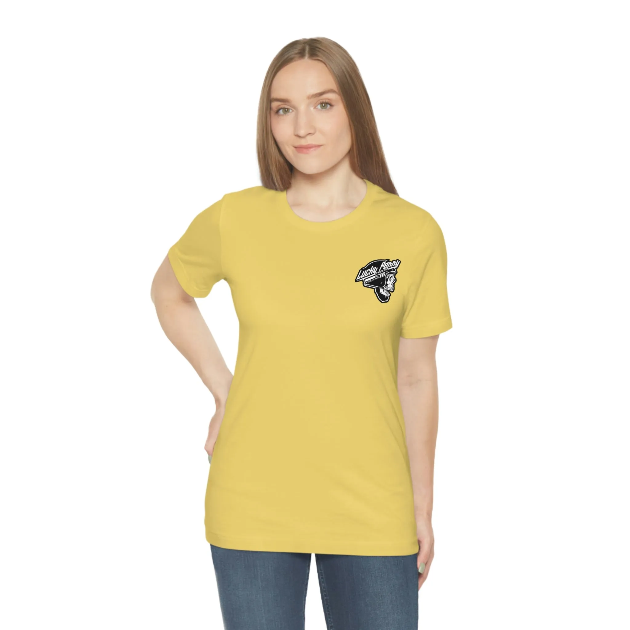 Lucky Penny Cycles DFW Cowboy Skull T-Shirt