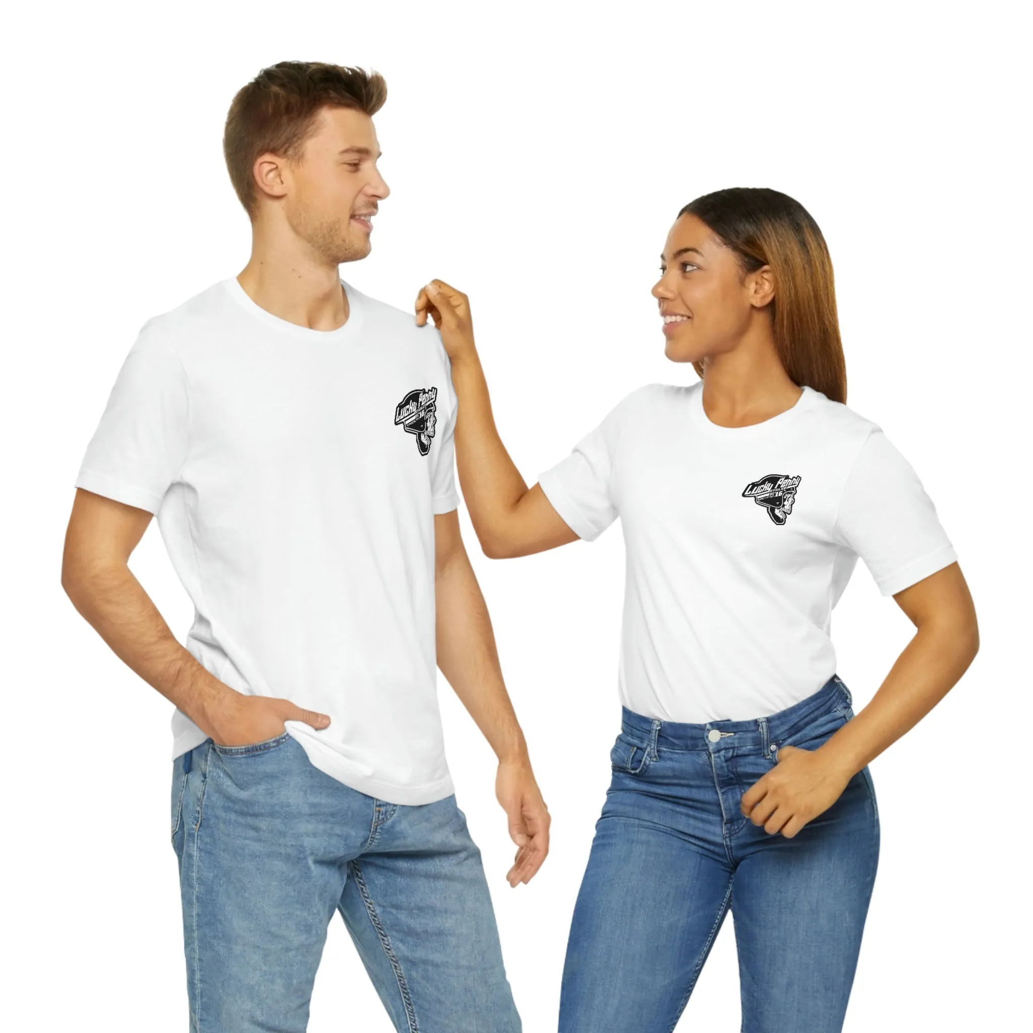 Lucky Penny Cycles DFW Cowboy Skull T-Shirt