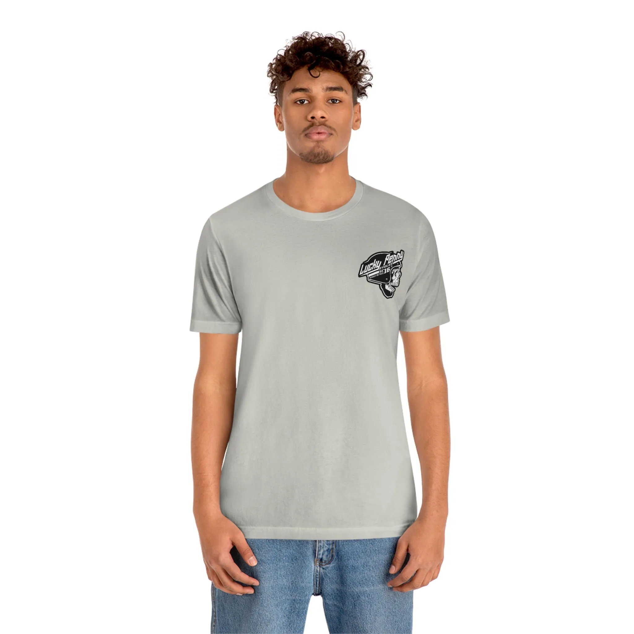 Lucky Penny Cycles DFW Cowboy Skull T-Shirt