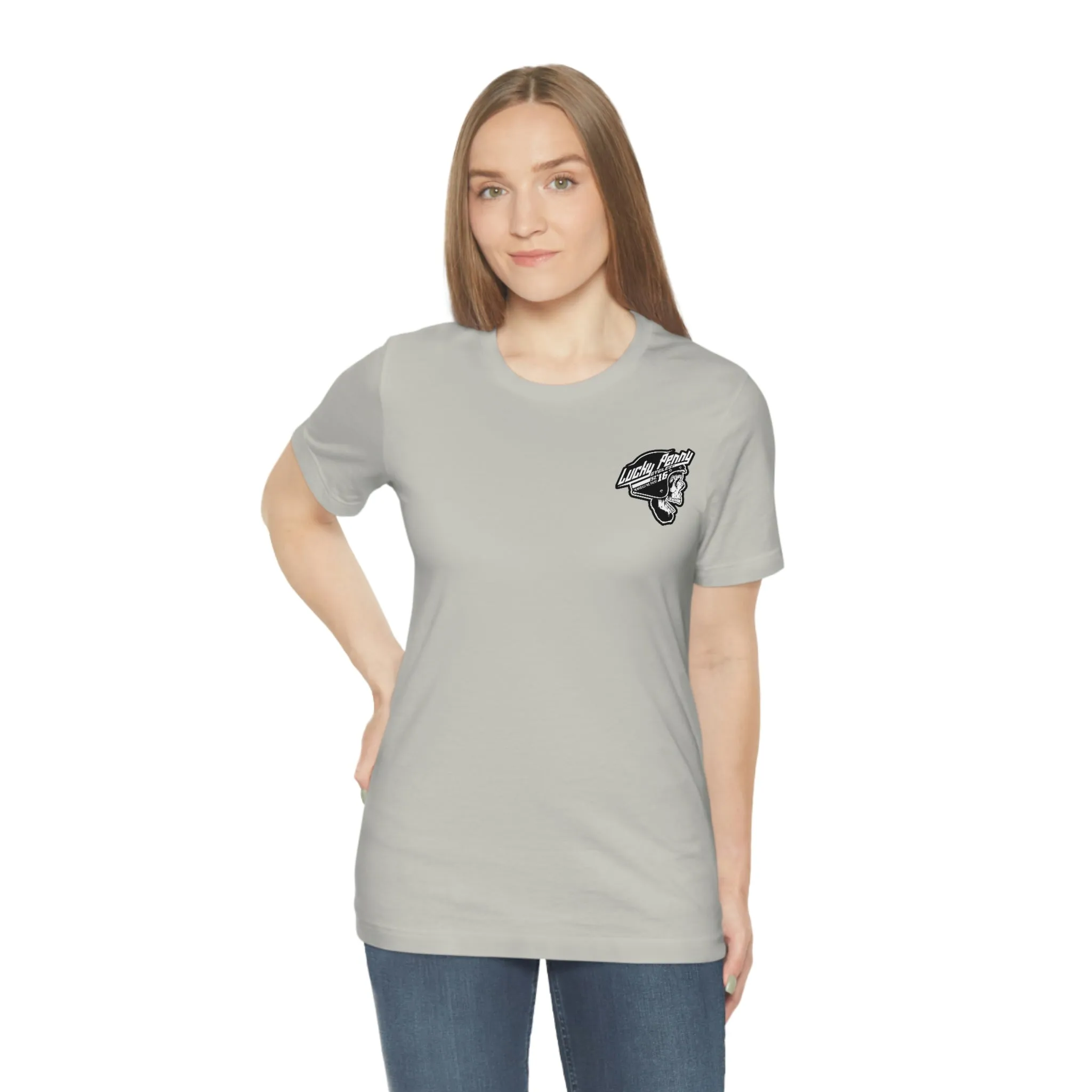 Lucky Penny Cycles DFW Cowboy Skull T-Shirt