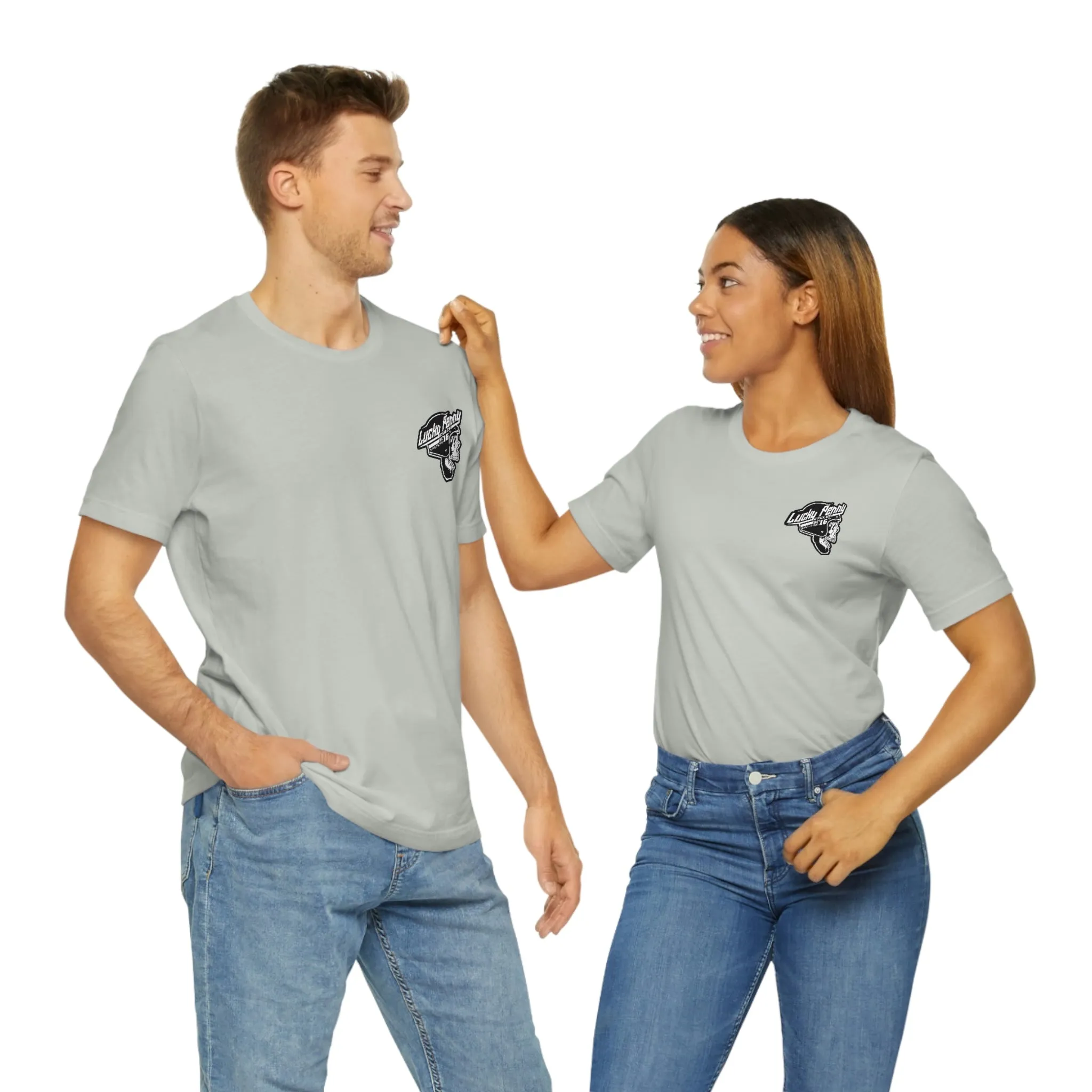 Lucky Penny Cycles DFW Cowboy Skull T-Shirt