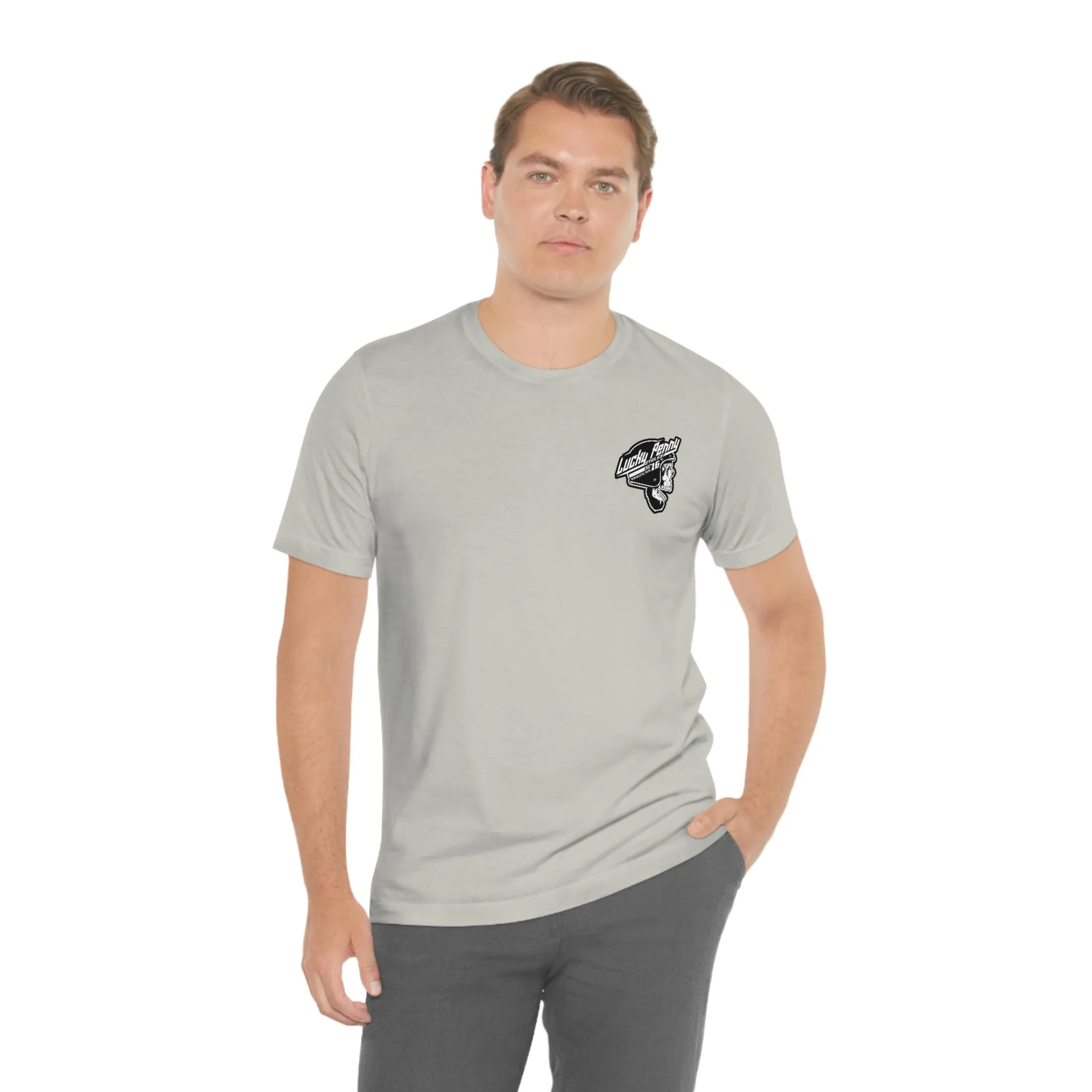 Lucky Penny Cycles DFW Cowboy Skull T-Shirt