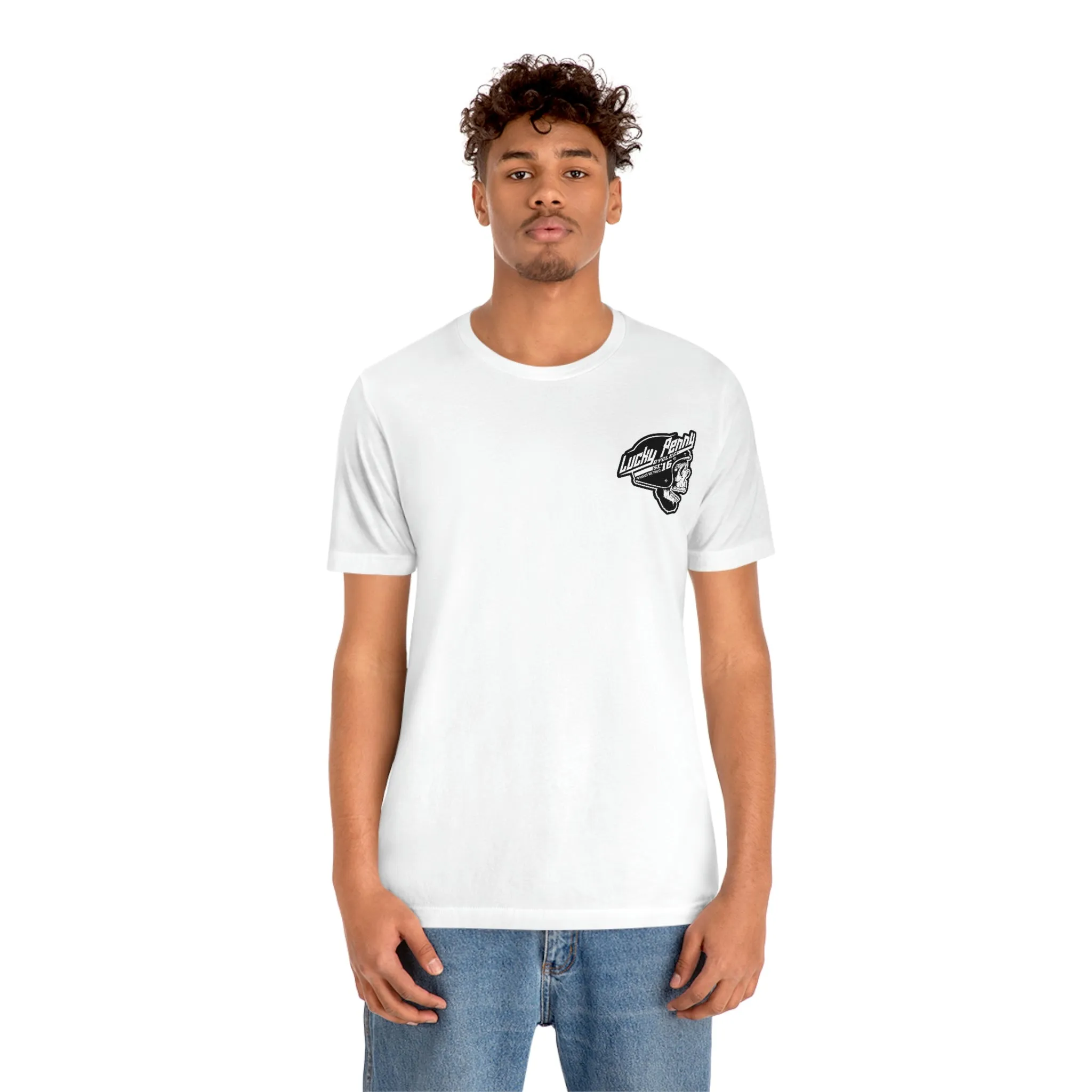 Lucky Penny Cycles DFW Cowboy Skull T-Shirt