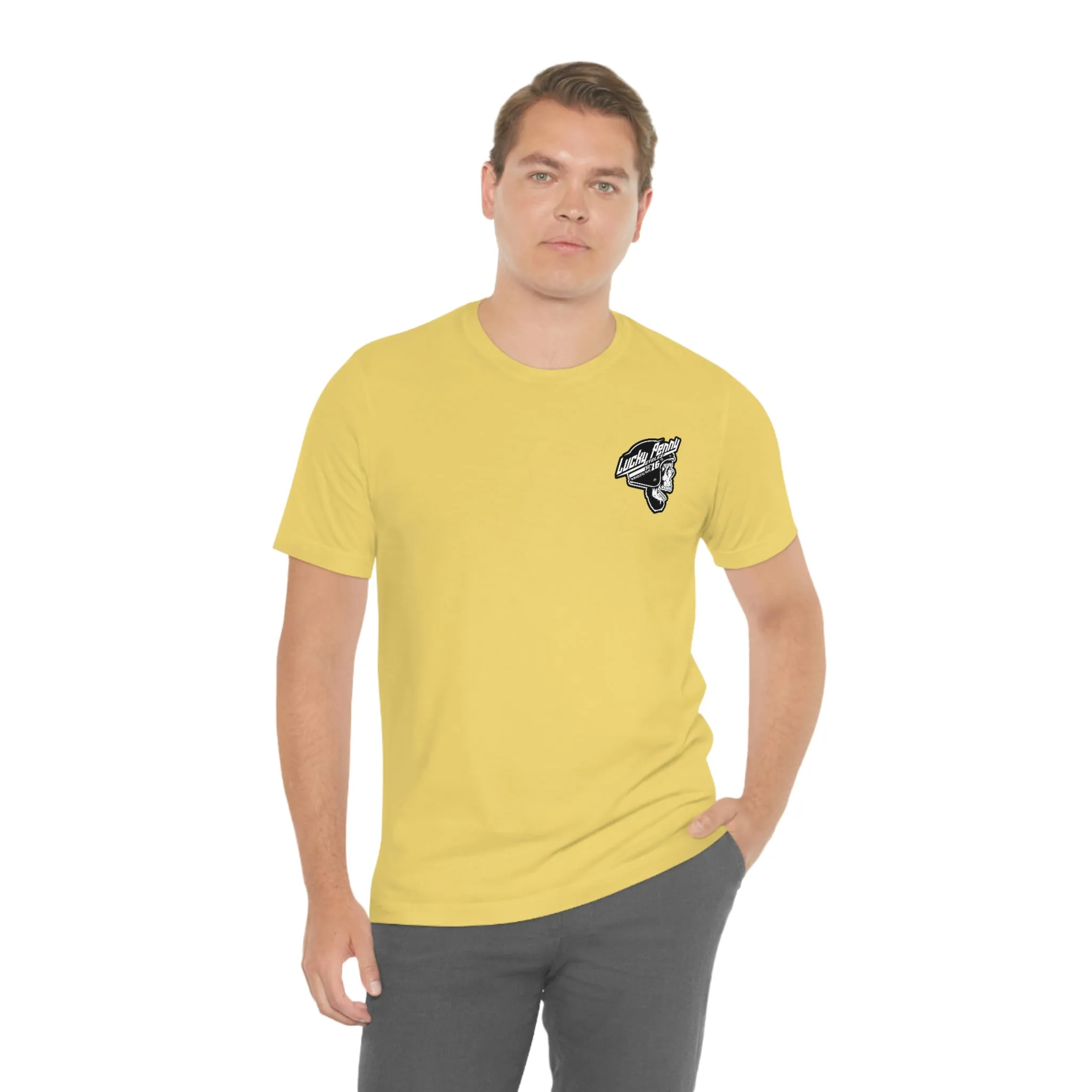 Lucky Penny Cycles DFW Cowboy Skull T-Shirt