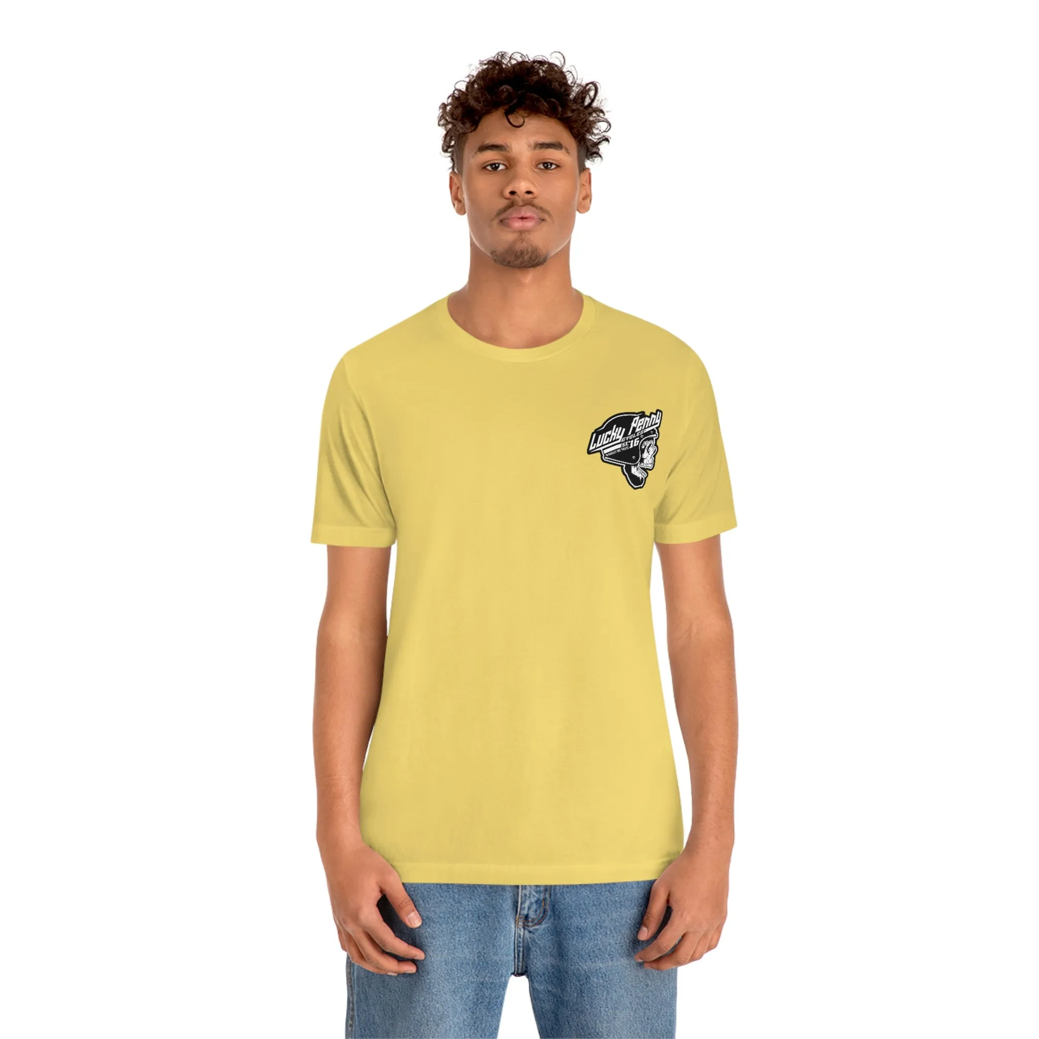 Lucky Penny Cycles DFW Cowboy Skull T-Shirt