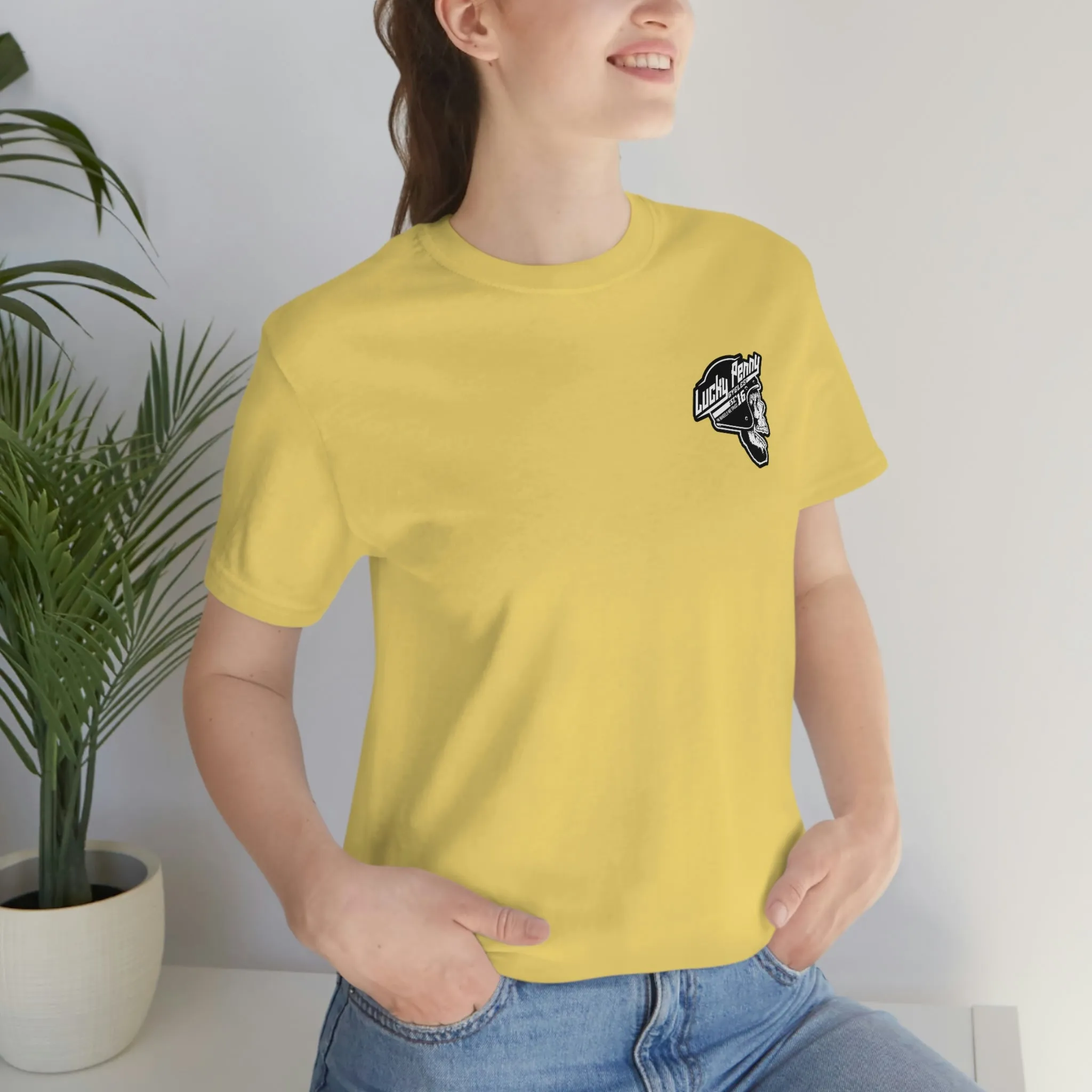 Lucky Penny Cycles DFW Cowboy Skull T-Shirt