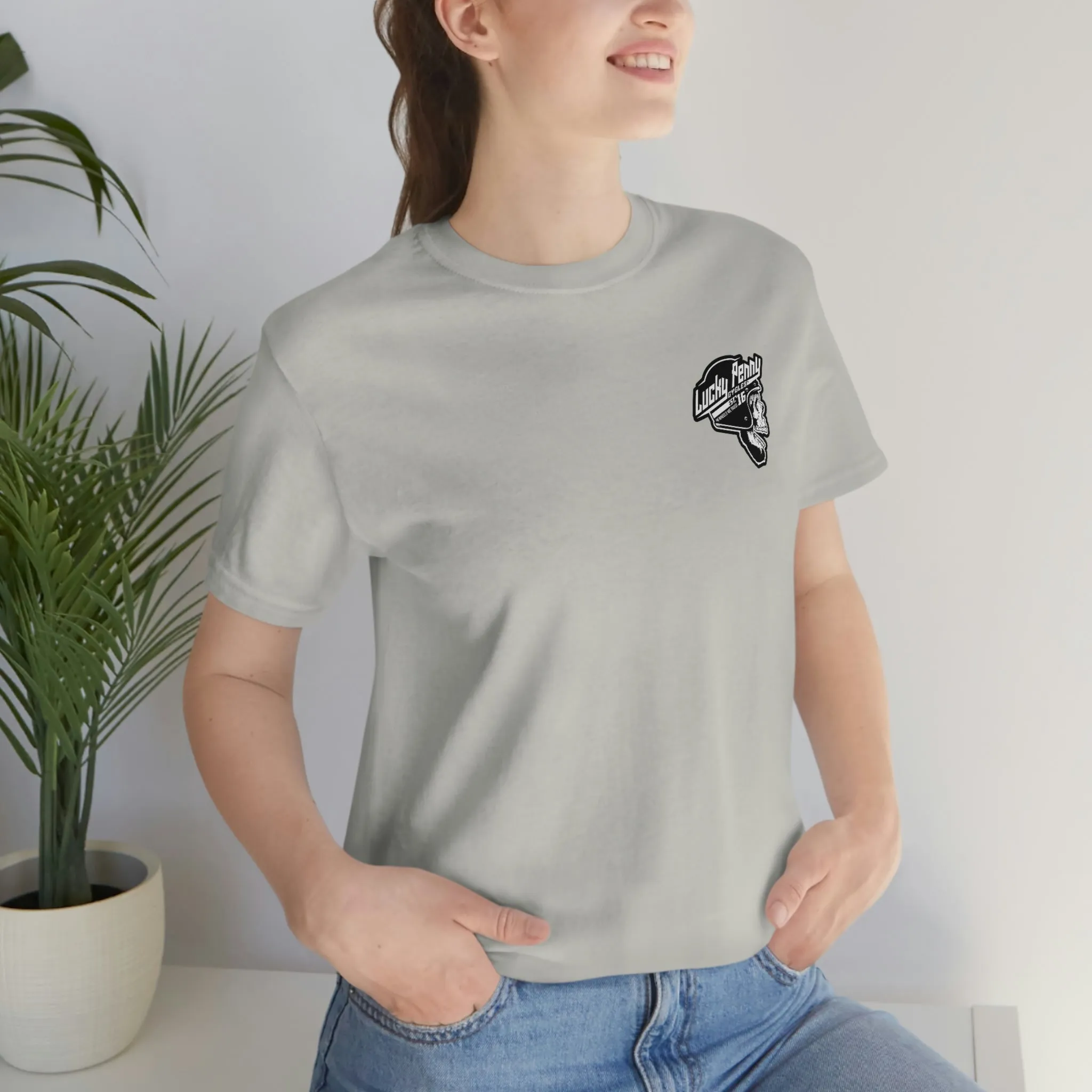 Lucky Penny Cycles DFW Cowboy Skull T-Shirt