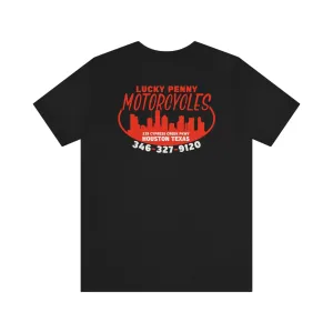 Lucky Penny Cycles Houston Skyline Teams T-Shirt