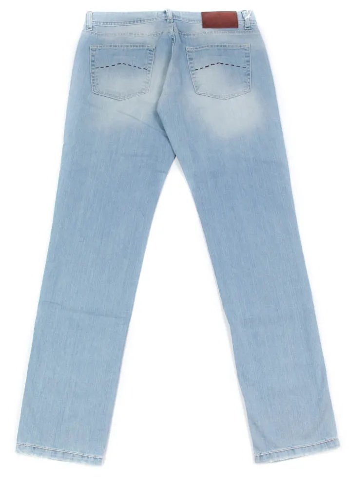 Luigi Borrelli Denim Blue Jeans - Extra Slim - 35 US / 51 EU