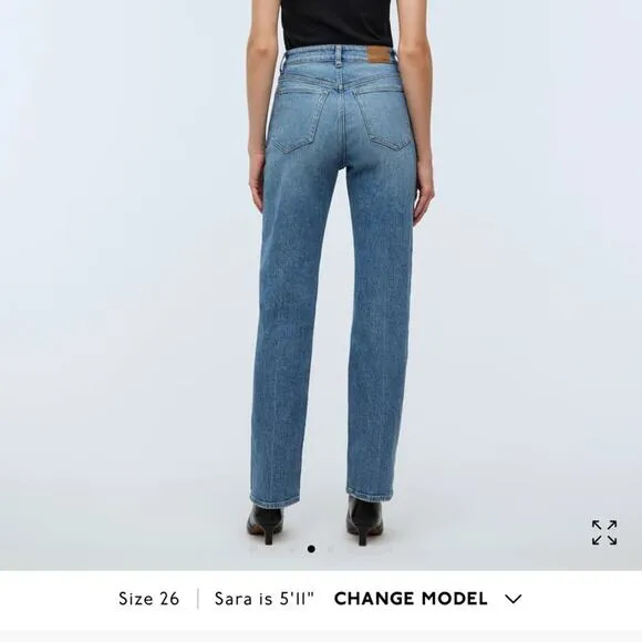 Madewell 90s Straight Jeans Size 33