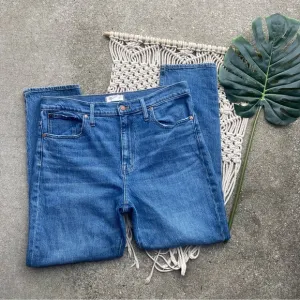 Madewell Distressed Jeans Size 31 - The High-Rise Slim BoyJean