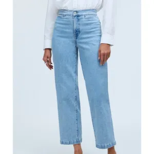 Madewell The Emmett Wide-Leg Crop Jean Welt Pocket Edition Women's Size 31 NWOT!