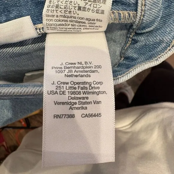 Madewell The Emmett Wide-Leg Crop Jean Welt Pocket Edition Women's Size 31 NWOT!