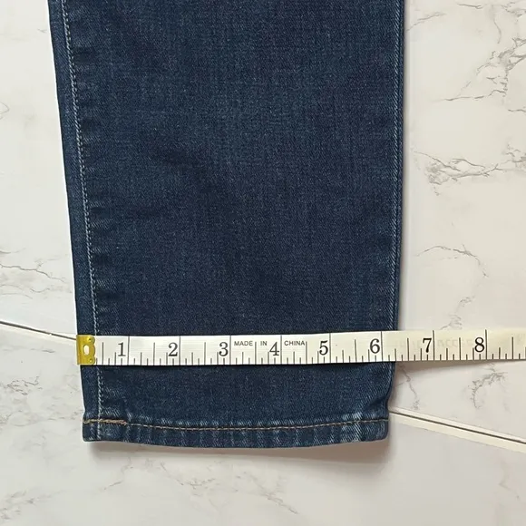 Madewell women’s The Slim Boyjean dark wash jeans, size 26