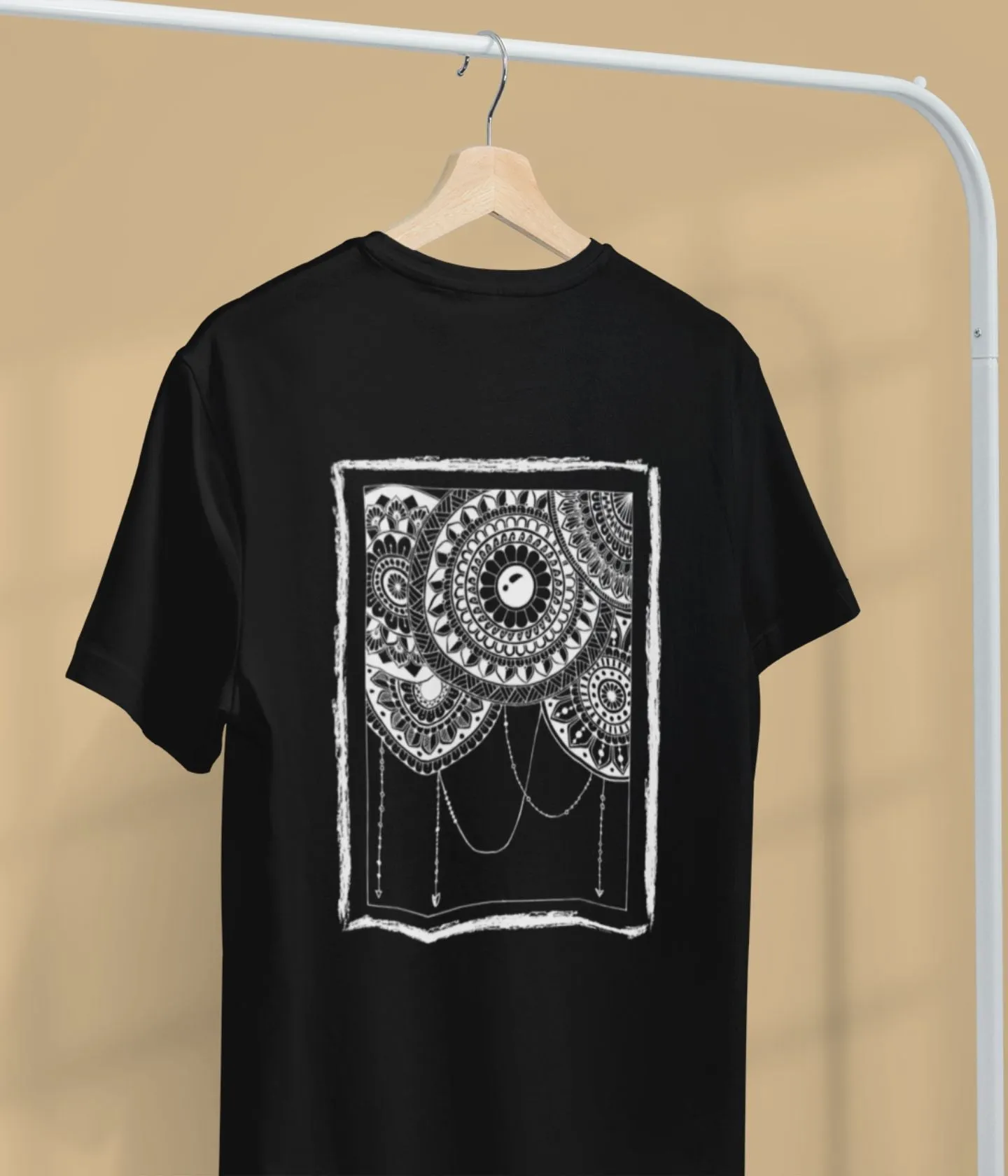 Mandala Frame - Unisex Classic T-Shirt - Dark
