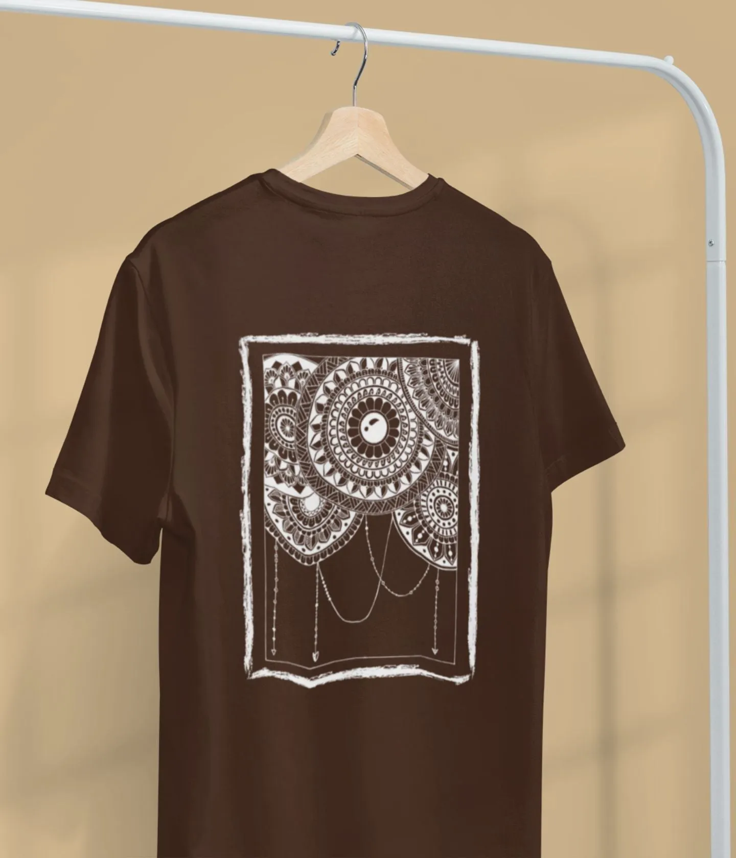 Mandala Frame - Unisex Classic T-Shirt - Dark