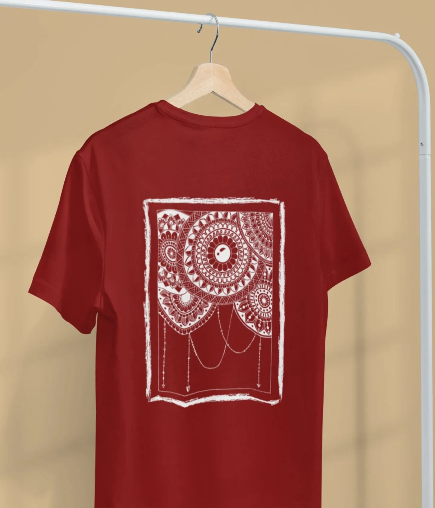Mandala Frame - Unisex Classic T-Shirt - Dark