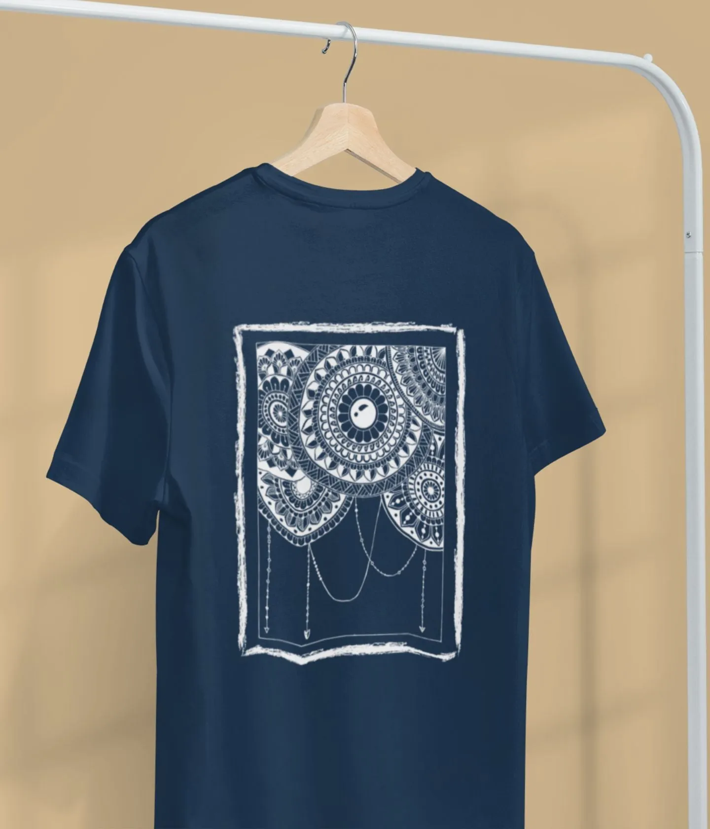 Mandala Frame - Unisex Classic T-Shirt - Dark