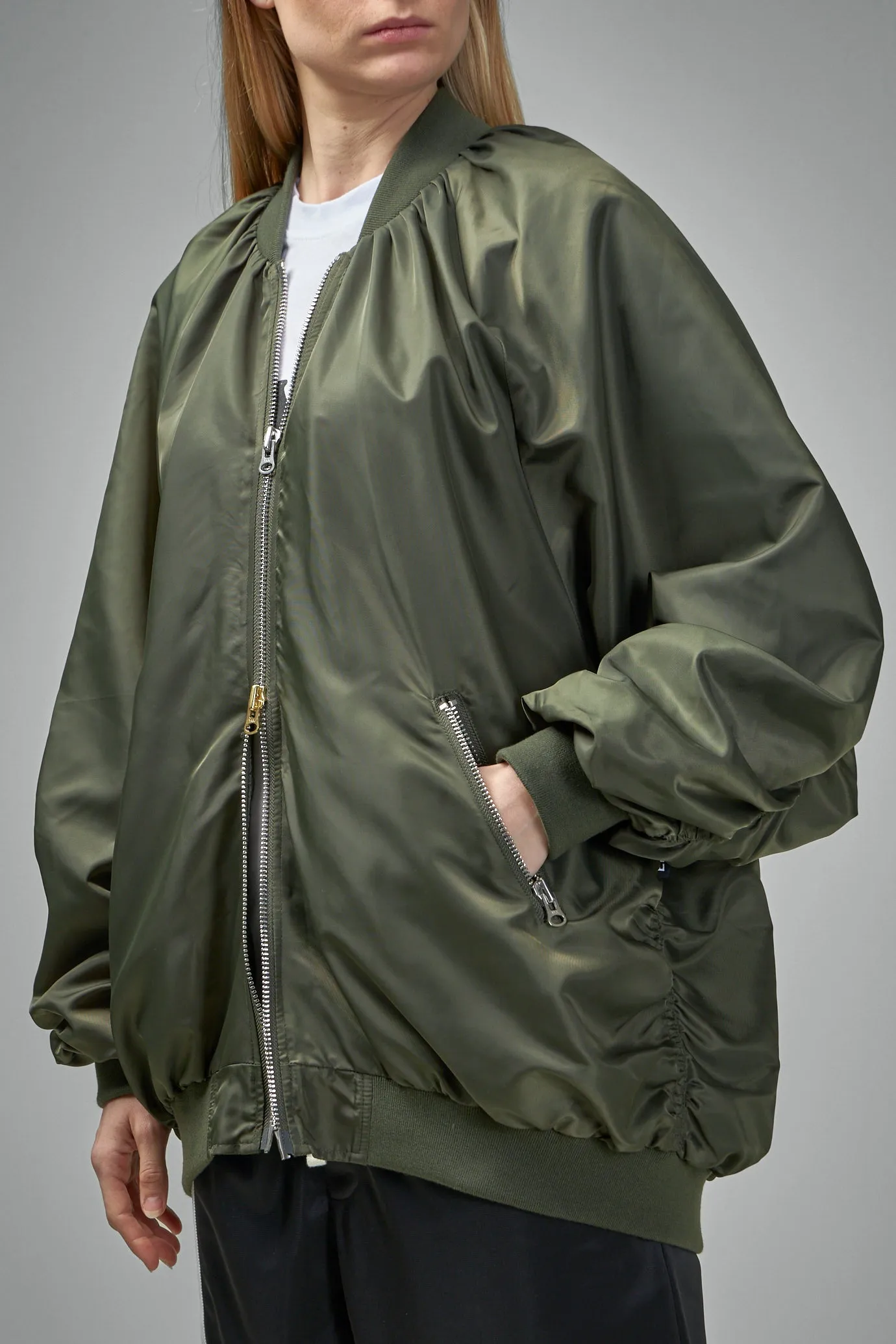Market Nylon Bomber Jacket Coat