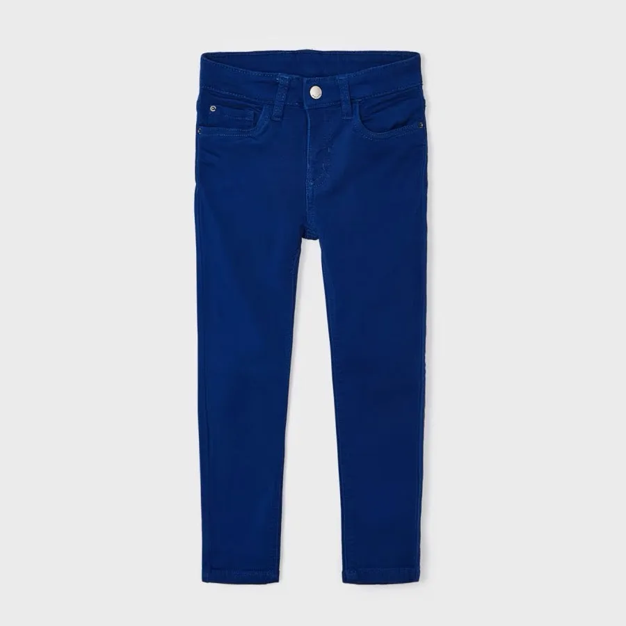 Mayoral Boys Soft Slim Fit Trousers 4523 Cobalt Blue