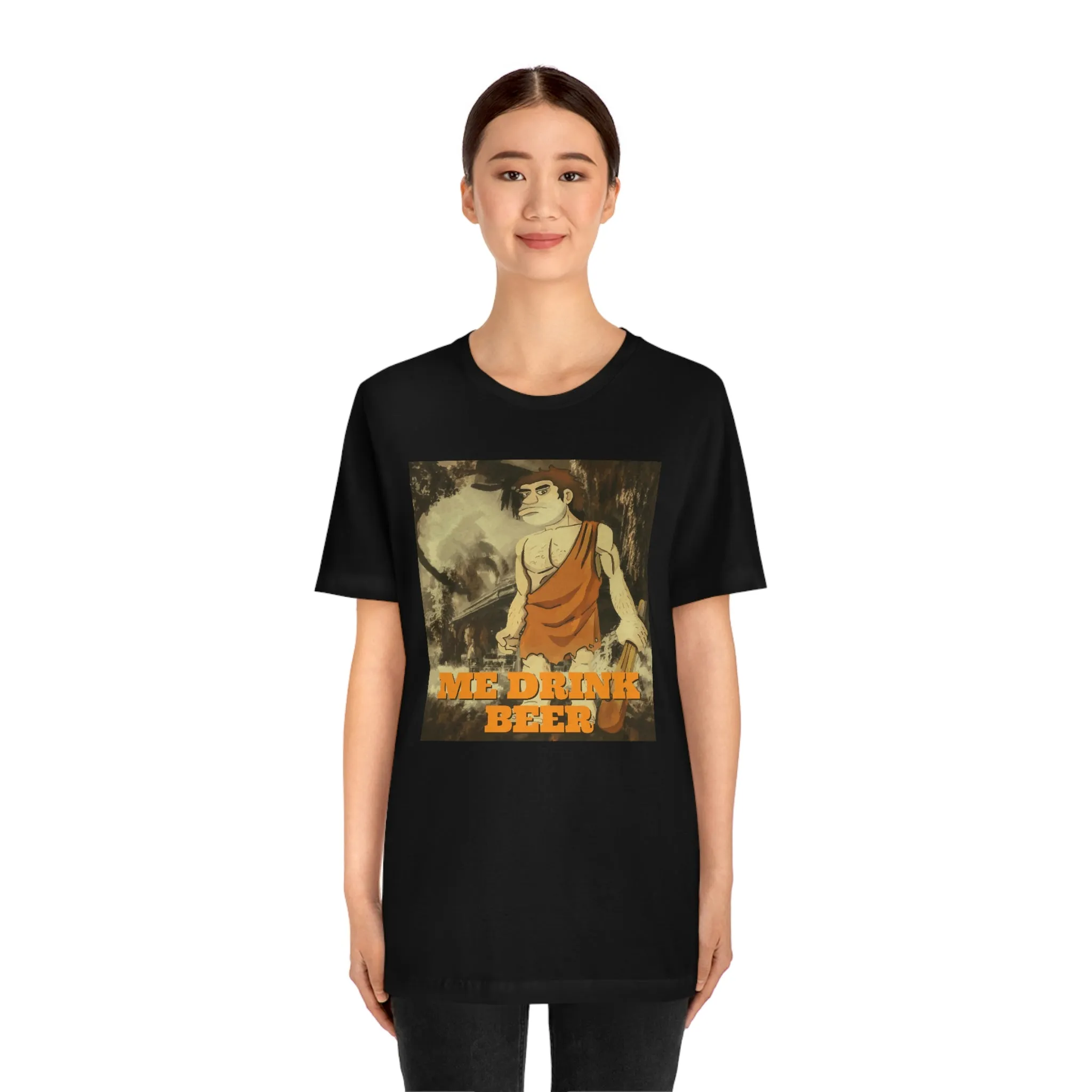 Me Drink Beer Short Sleeve Tee