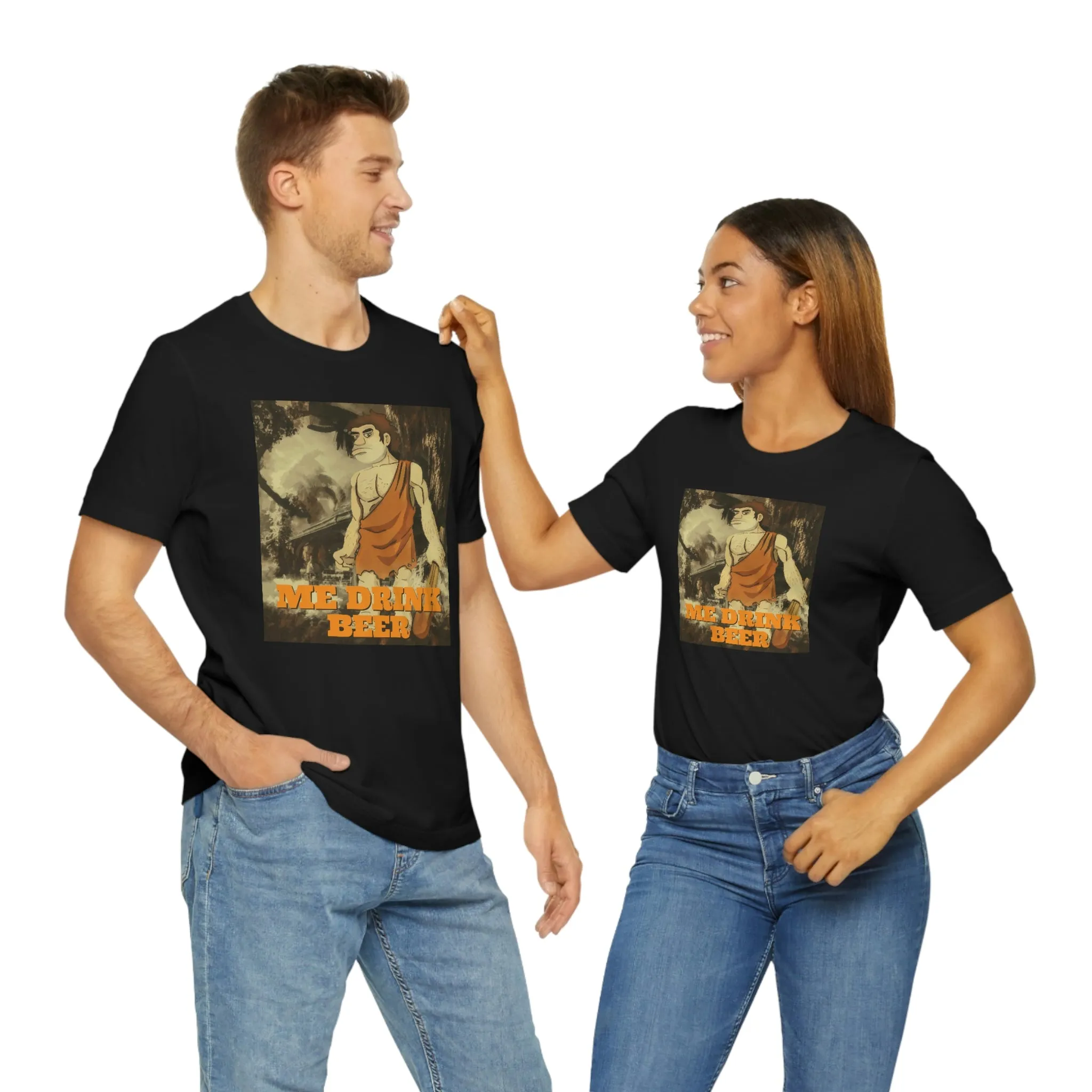 Me Drink Beer Short Sleeve Tee