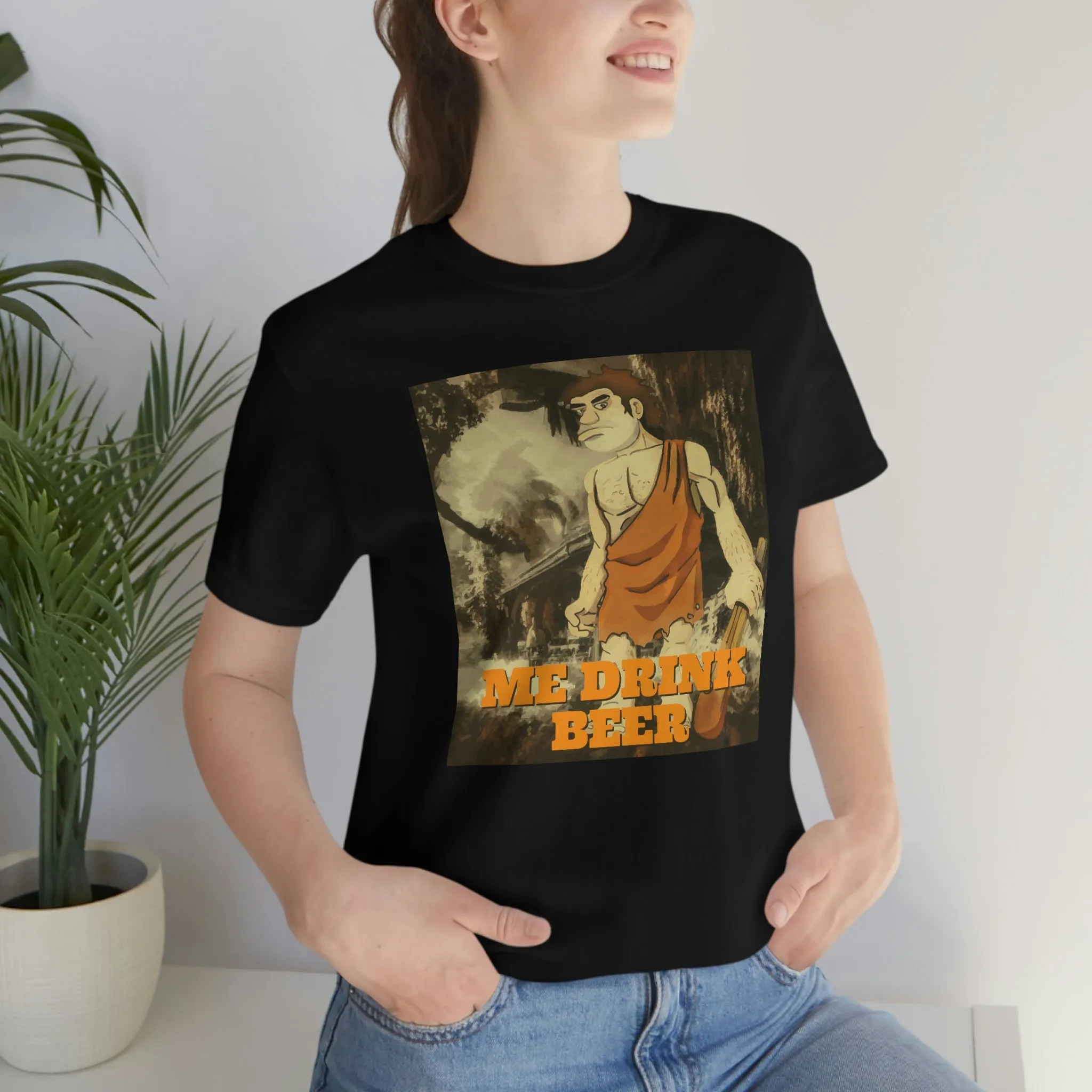 Me Drink Beer Short Sleeve Tee