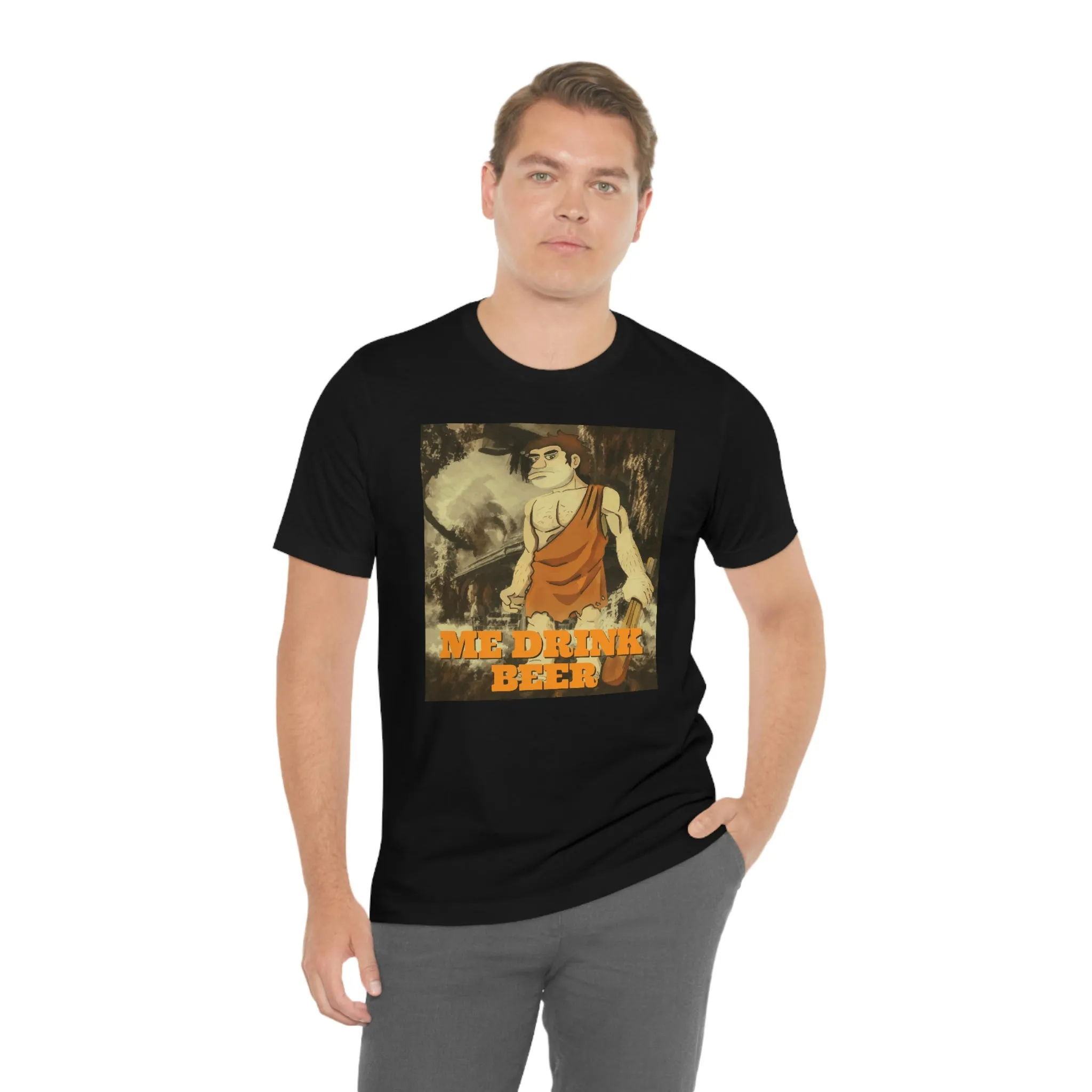 Me Drink Beer Short Sleeve Tee