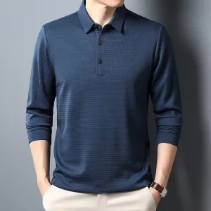 Men's Classic Long-Sleeve Polo Shirt