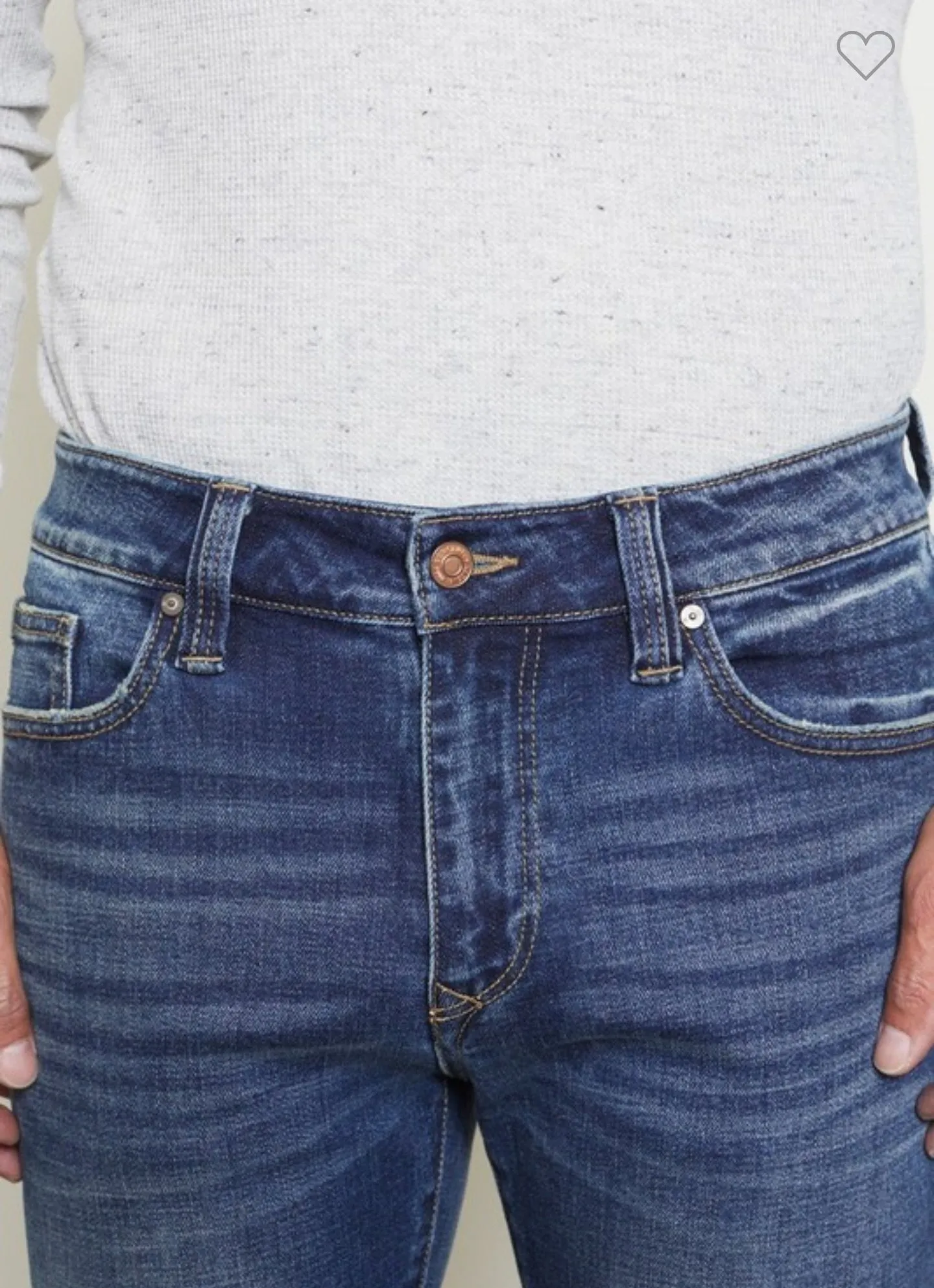 Mens KanCan Slim Straight Jean