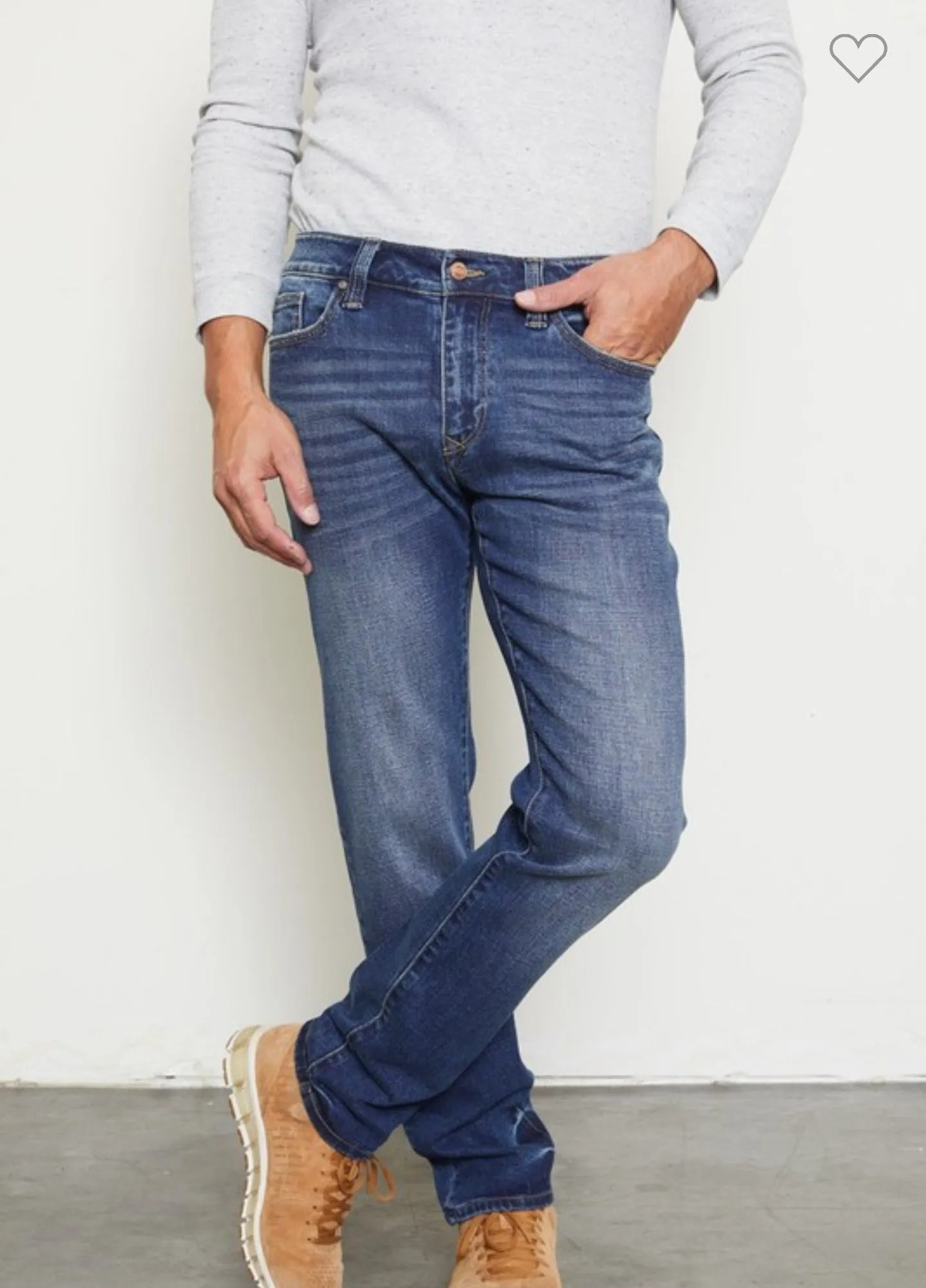 Mens KanCan Slim Straight Jean