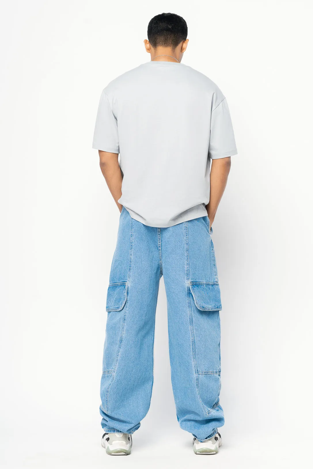 Men's Mid Blue Cargo