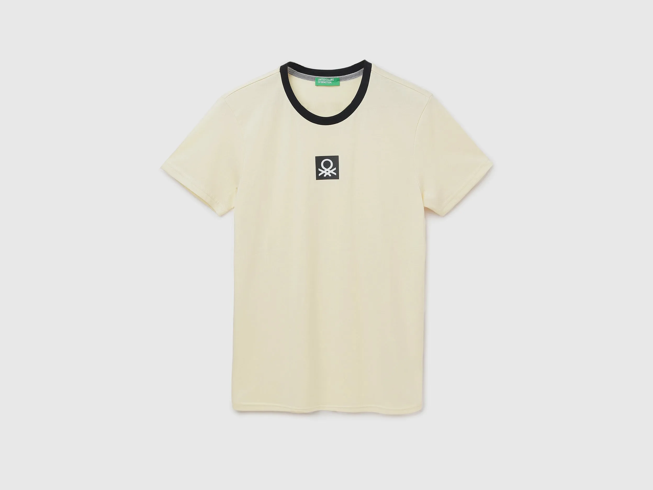 Men's Regular Fit Crew Neck Brand Logo T-Shirt