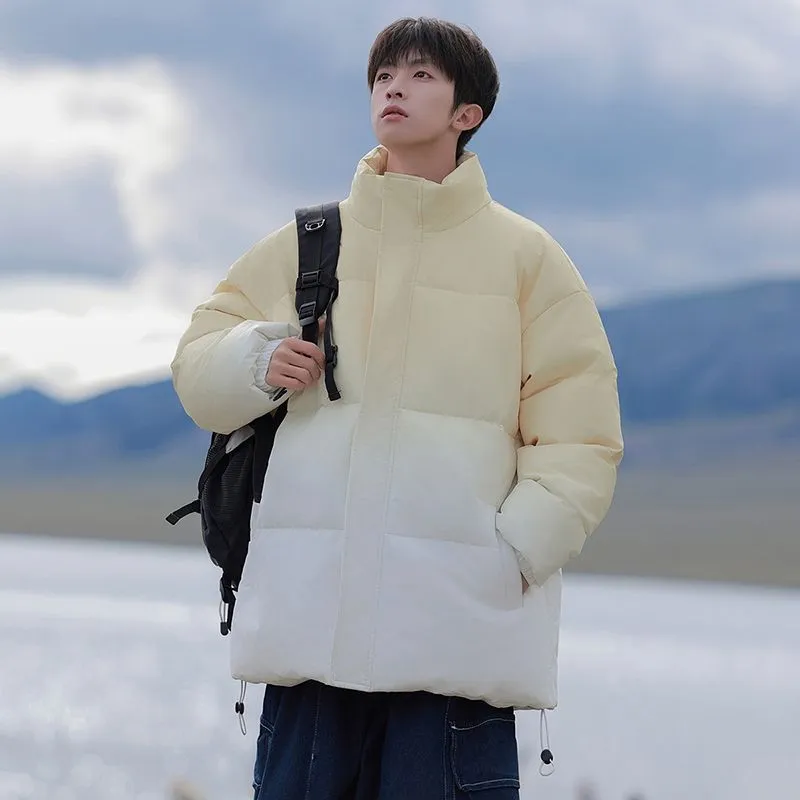 Men's Relaxed-Fit Water-Resistant Zip-Up Puffer Jacket