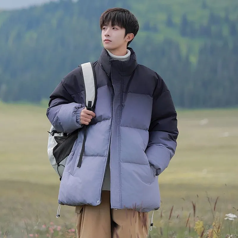 Men's Relaxed-Fit Water-Resistant Zip-Up Puffer Jacket