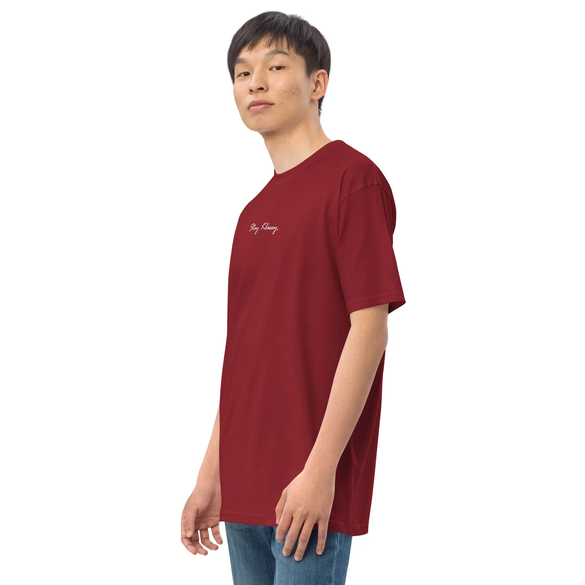 Men’s 'Stay Klassy' premium heavyweight tee