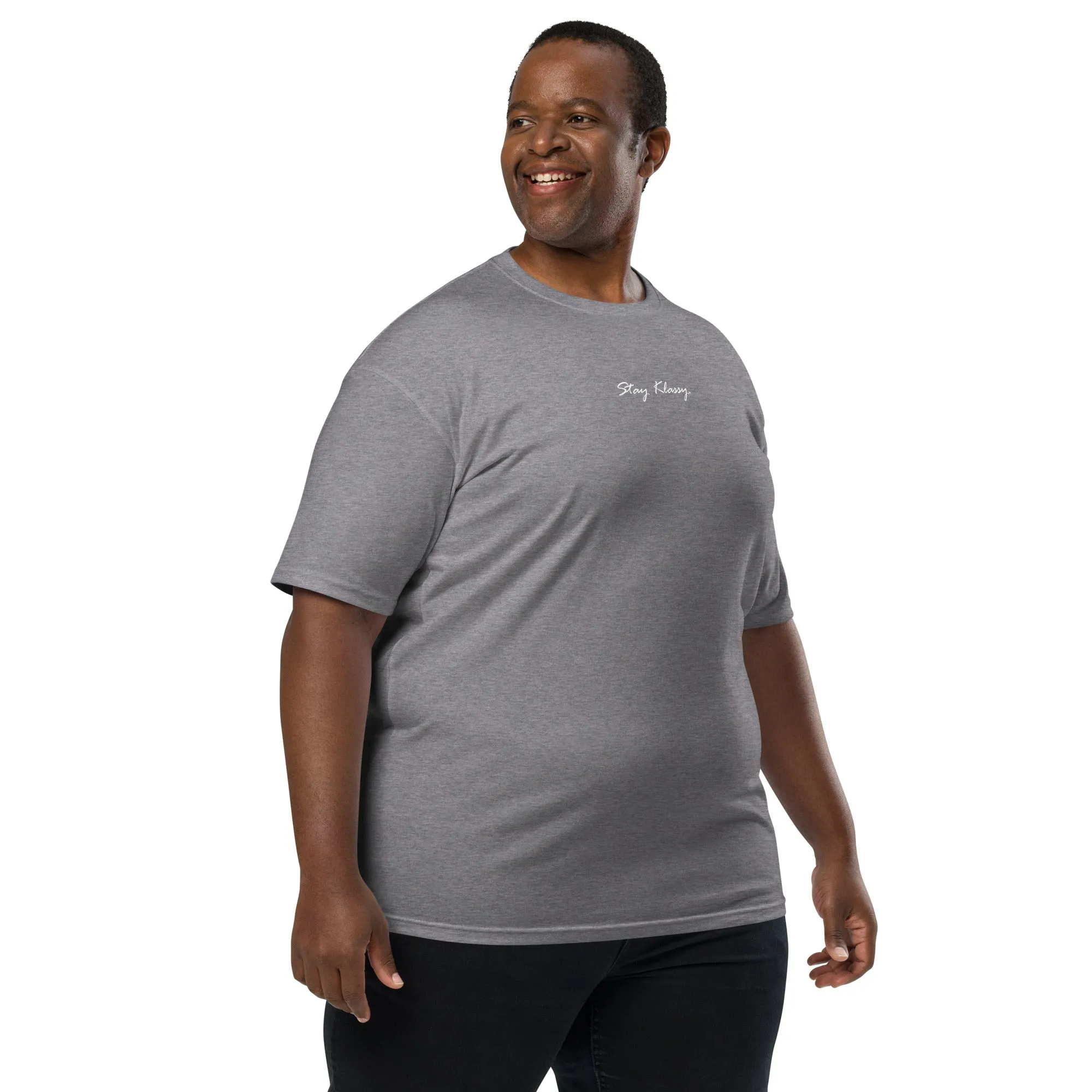 Men’s 'Stay Klassy' premium heavyweight tee
