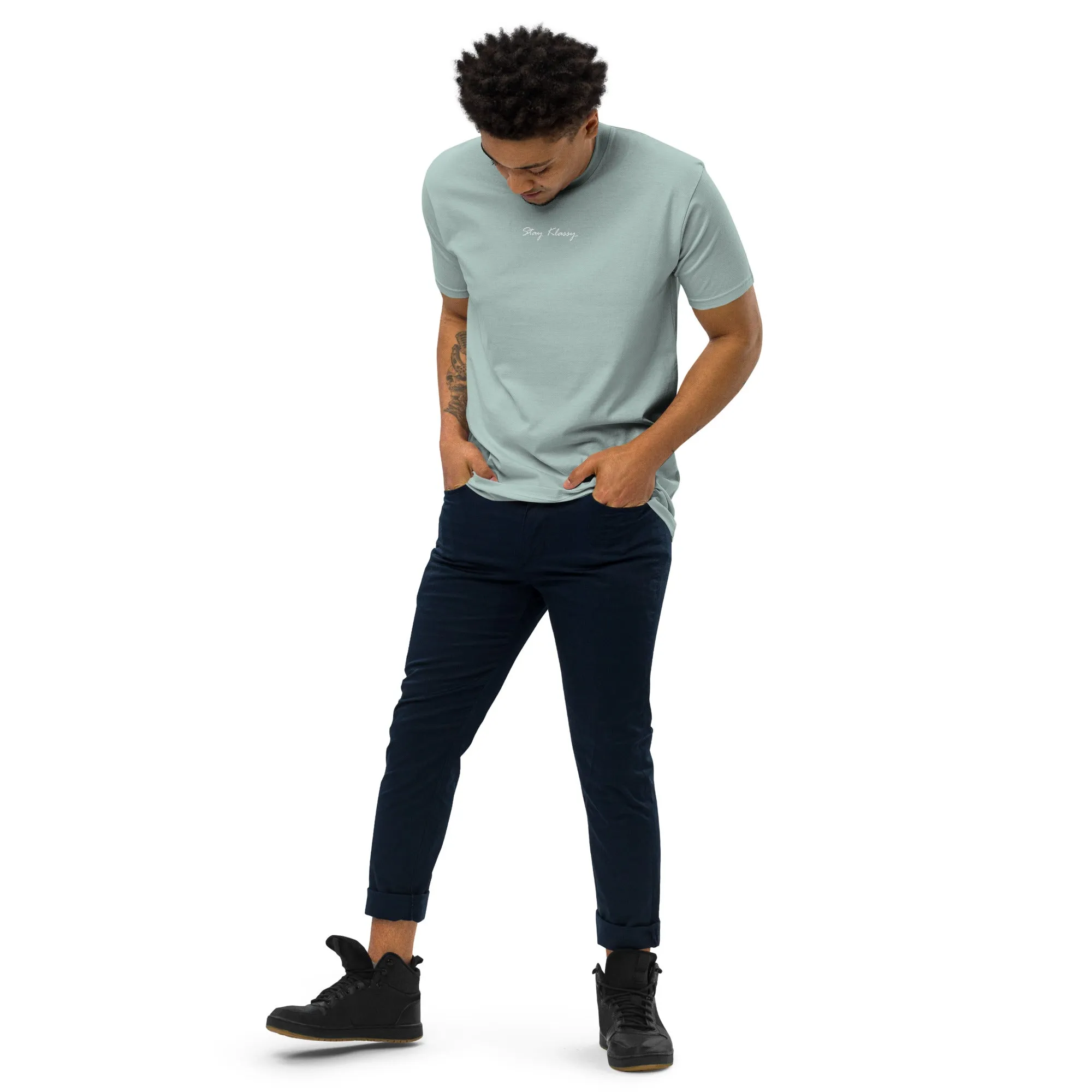 Men’s 'Stay Klassy' premium heavyweight tee