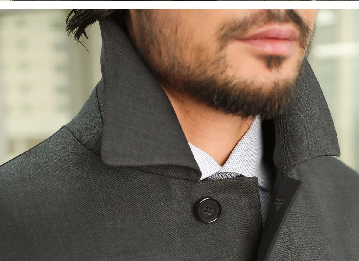 Mid-Length Commuter Overcoat