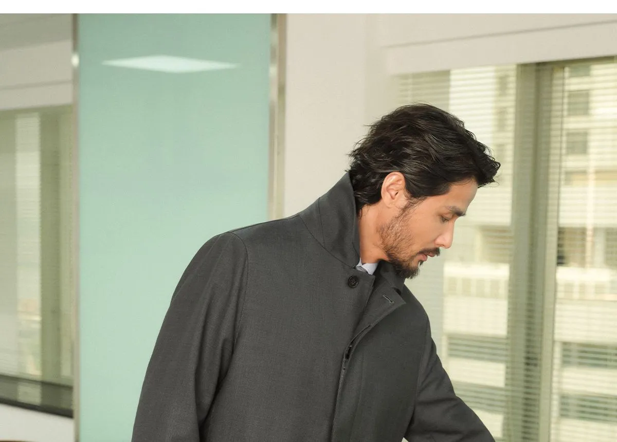 Mid-Length Commuter Overcoat
