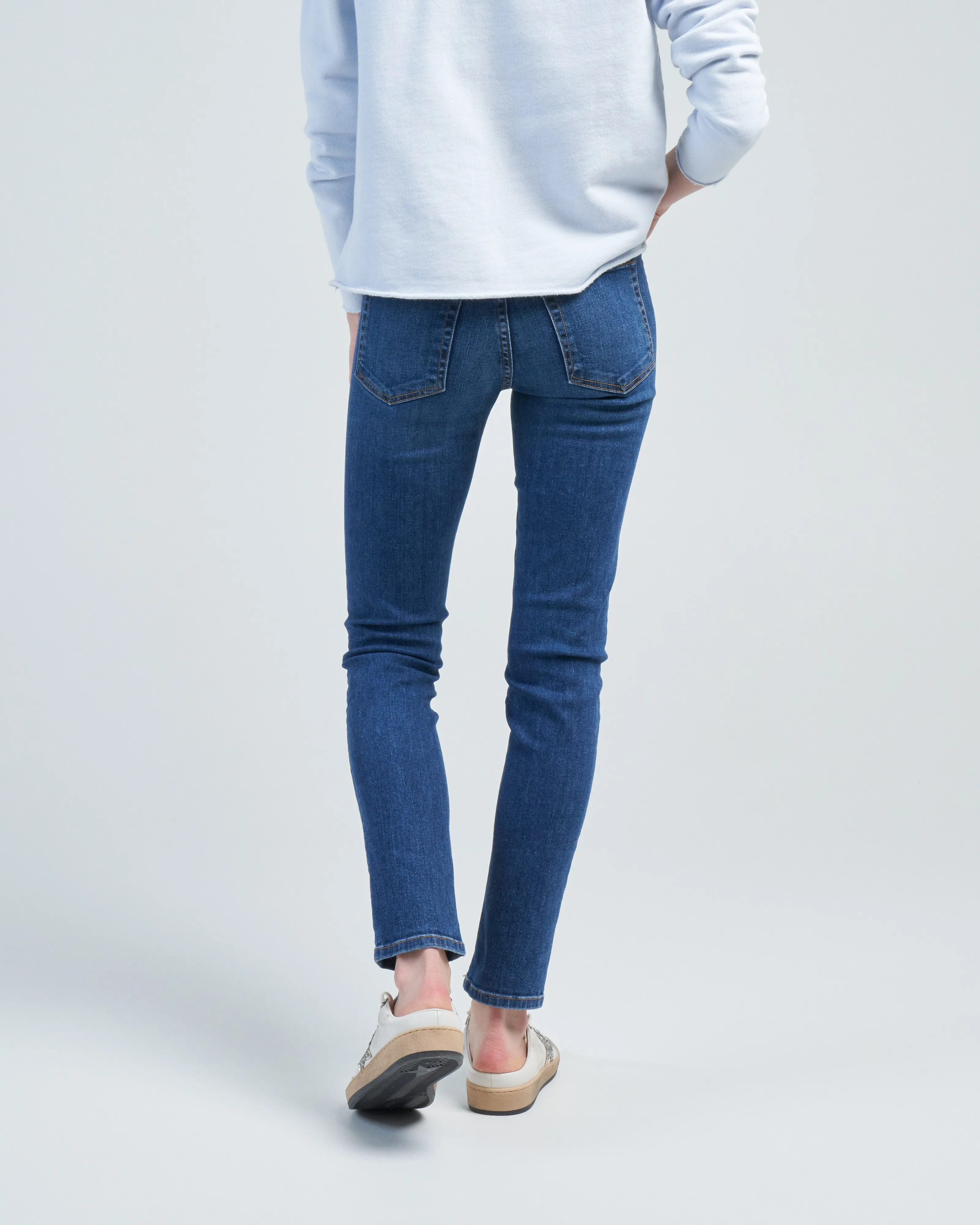 mid rise skinny
